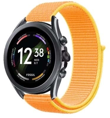 fossil-gen-6-nylon-band-lichtgeel