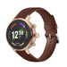 Fossil Gen 6 (42mm) Leather Strap (Red Brown)