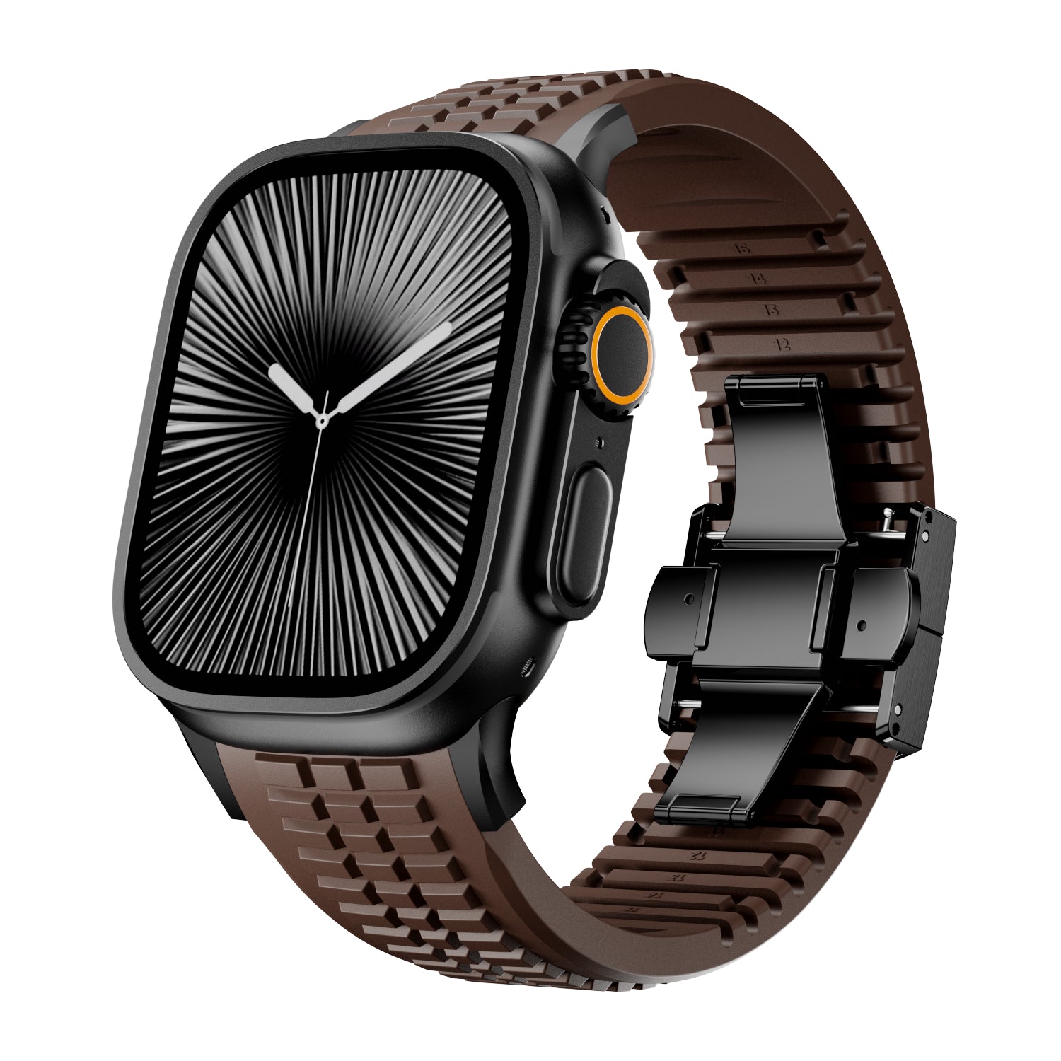 Correa silicona Premium Apple Watch (marrón)