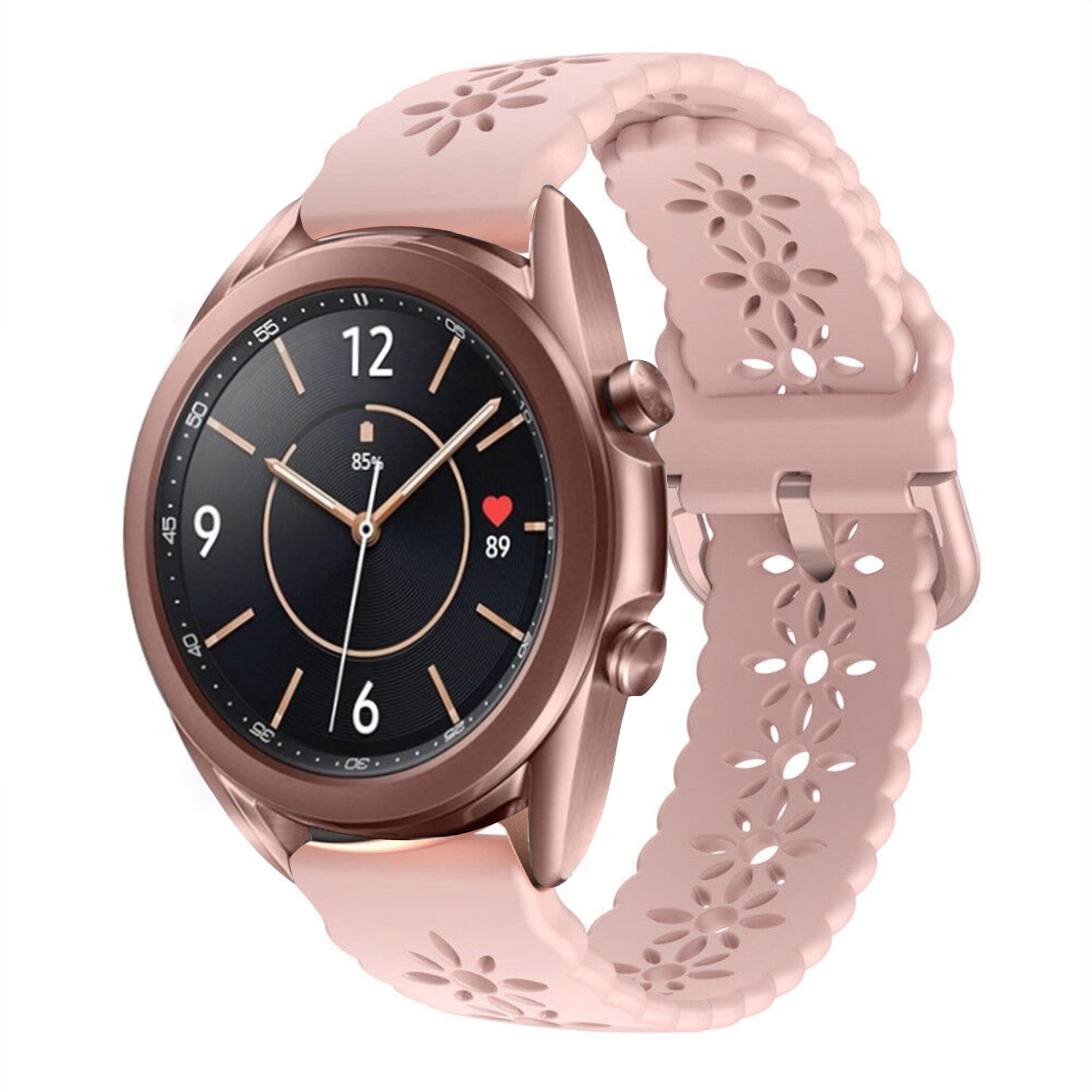 galaxy-watch-3-41mm-siliconen-bandje-patroon-roze