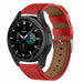 Samsung Galaxy Watch 4 Classic 42mm Leather Strap (Red)