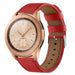Samsung Galaxy Watch 42mm Lederarmband (Rot)