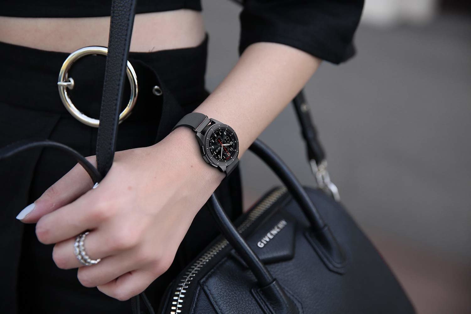 Correa milanese Xiaomi Amazfit GTS (negra)
