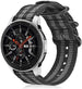 Samsung Galaxy Watch 46mm Nylon Strap with Buckle (Black/Grey)