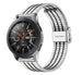 Samsung Galaxy Watch 46mm Fine Steel Strap (Silver/Black)
