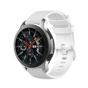 Correa silicona Premium Samsung Galaxy Watch 46mm (blanco)