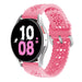 Samsung Galaxy Watch 5 44mm Silicone Strap Patterned (Bright Pink)