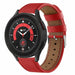 Samsung Galaxy Watch 5 Pro Lederarmband (Rot)