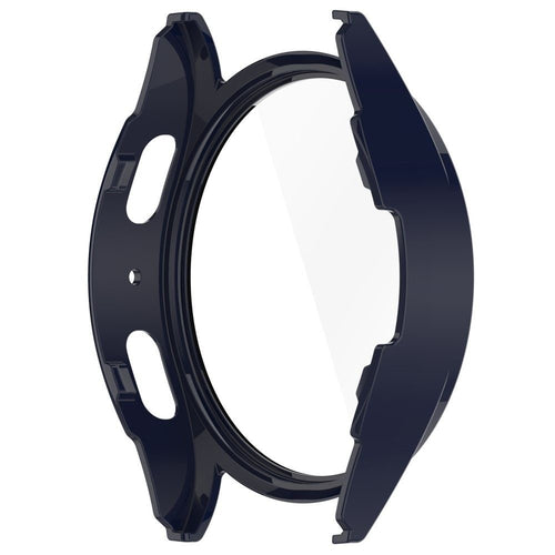 Funda rígida con vidrio Samsung Galaxy Watch 7 44mm (azul oscuro)