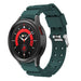 Samsung Galaxy Watch 5 44mm Silicone Armor Strap (Dark Green)