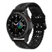 Samsung Galaxy Watch 4 Classic 42mm Silikonarmband mit Muster (Schwarz)