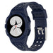 Samsung Galaxy Watch 4 40mm Silicone Strap with Frame (Dark Blue)