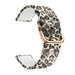 Watch Strap 20mm Silicone - Quick Release (Leopard)