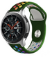 Samsung Galaxy Watch 46mm Sportarmband (Armeegrün Bunt)