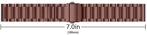 Bracelet acier Oppo Watch X (bronze-marron)