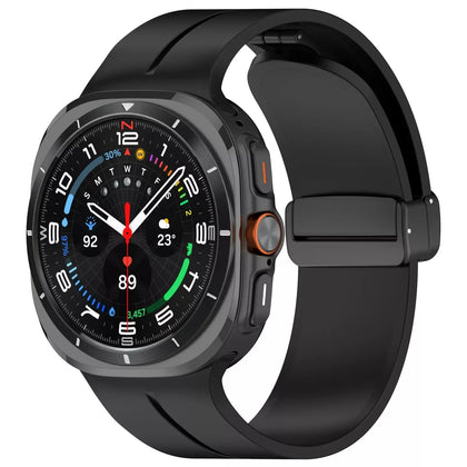 Samsung Galaxy Watch Ultra 2 sport band met D-buckle (zwart)