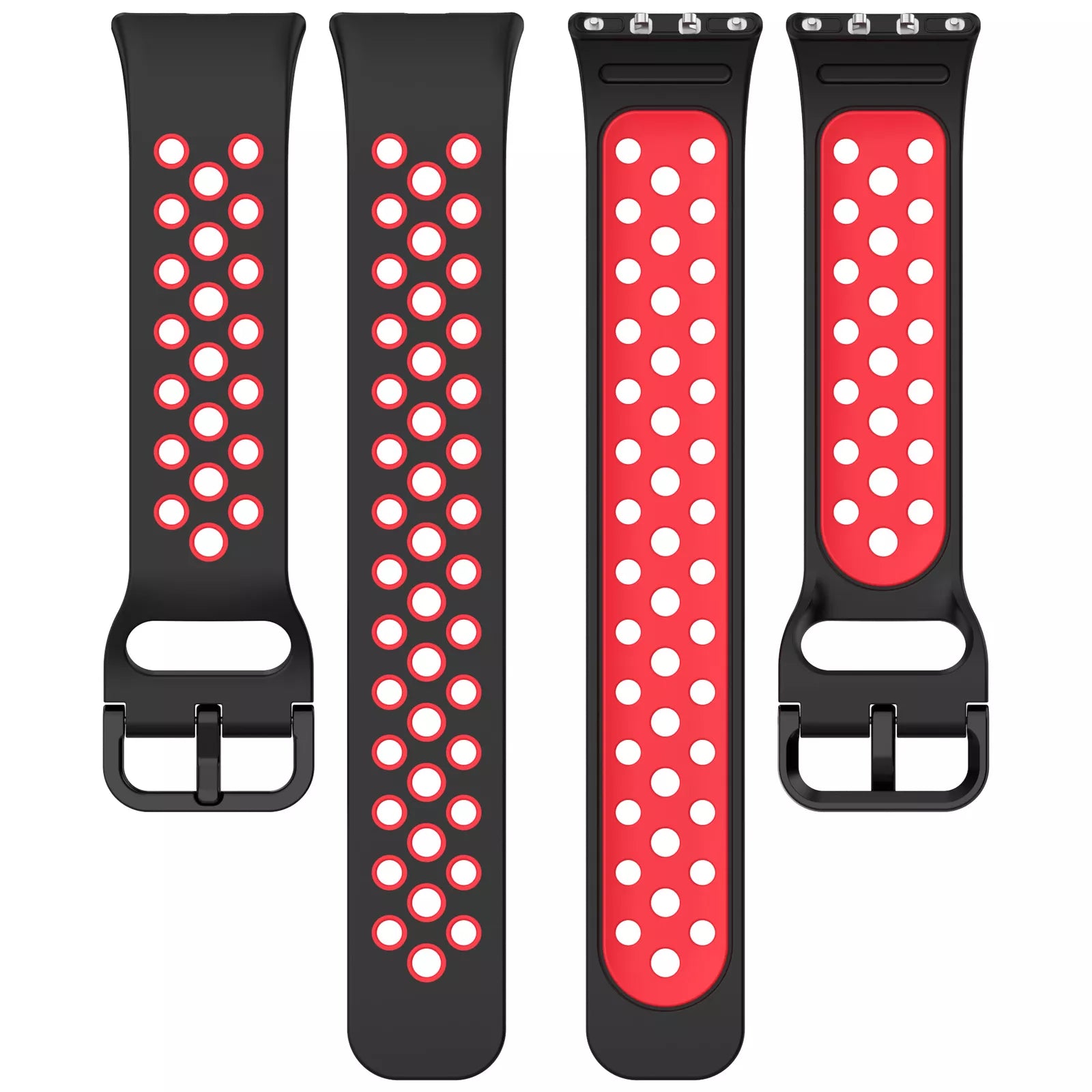 Correa deportiva Samsung Galaxy Fit 3 (negra/rojo)