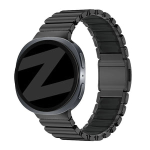 Bandz Samsung Galaxy Watch 8 - 44mm Titanarmband 'Hybrid' (Schwarz)
