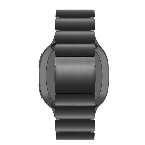 Bandz Samsung Galaxy Watch 8 - 44mm Titanarmband 'Hybrid' (Schwarz)