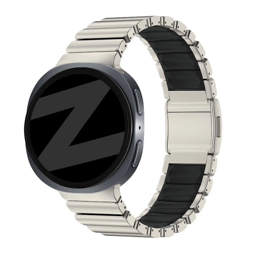 galaxy watch 8 titanium hybrid band titan black