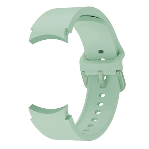 Samsung Galaxy Watch 4 - 40mm Buckled Silicone Strap (Light Green)
