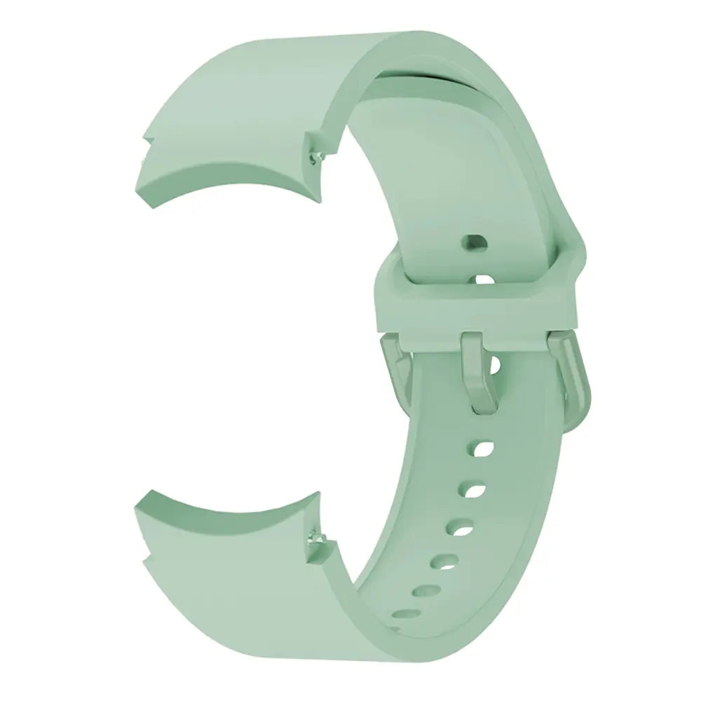 Samsung Galaxy Watch 4 - 40mm Buckled Silicone Strap (Light Green)