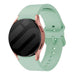 Samsung Galaxy Watch 4 - 40mm Buckled Silicone Strap (Light Green)