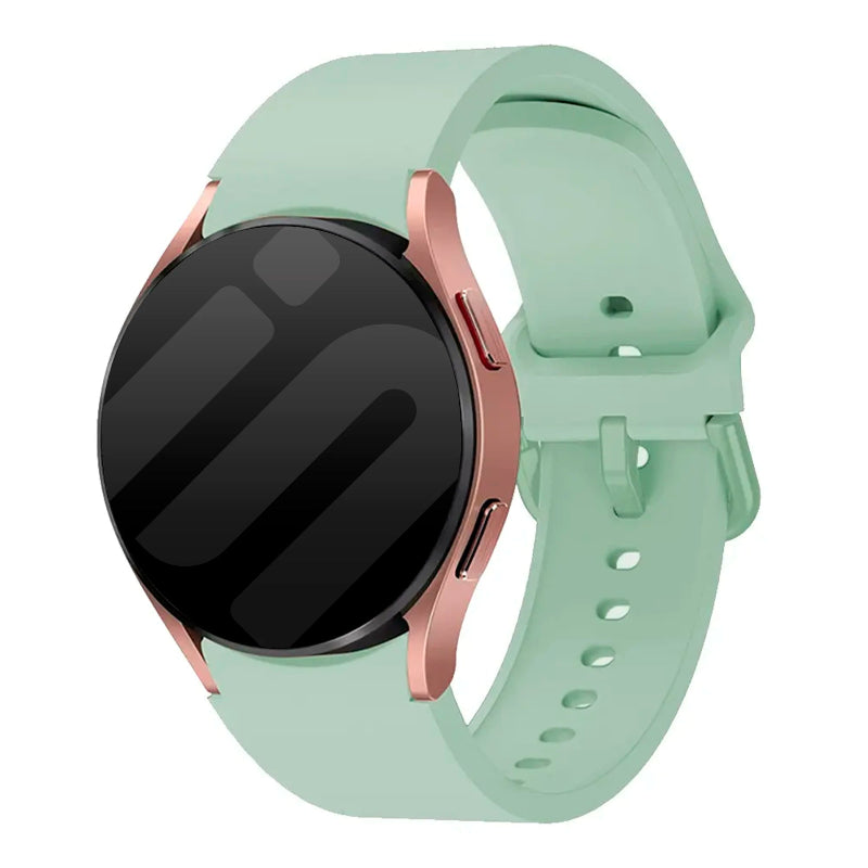 galaxy watch silicone band light green