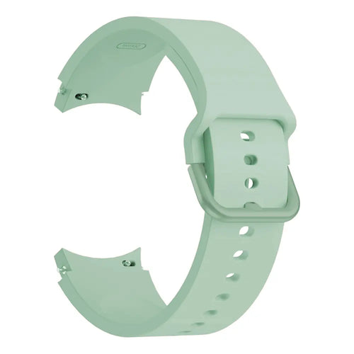 Samsung Galaxy Watch 4 - 40mm Buckled Silicone Strap (Light Green)