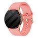 Samsung Galaxy Watch FE Buckled Silicone Strap (Pink)