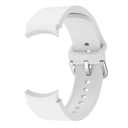 Samsung Galaxy Watch 5 Pro Buckled Silicone Strap (White)