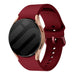 Samsung Galaxy Watch 5 - 40mm Buckled Silicone Strap (Wine Red)
