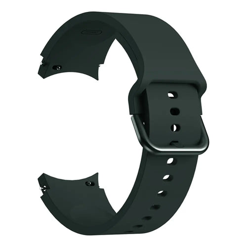 Samsung Galaxy Watch 5 - 40mm Buckled Silicone Strap (Dark Green)
