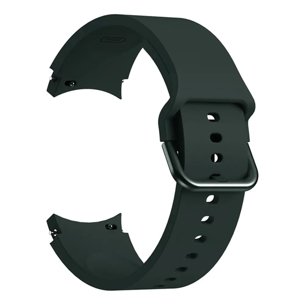 Samsung Galaxy Watch 5 - 40mm Buckled Silicone Strap (Dark Green)