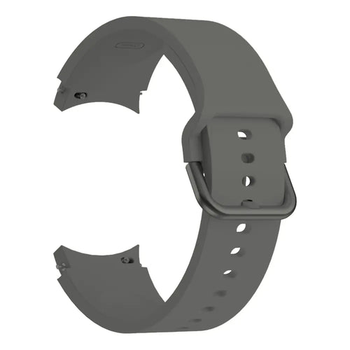 Samsung Galaxy Watch 4 - 40mm Buckled Silicone Strap (Dark Grey)