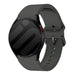 Samsung Galaxy Watch 4 - 40mm Buckled Silicone Strap (Dark Grey)