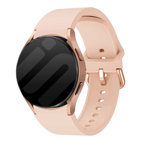 galaxy watch silicone band rose pink