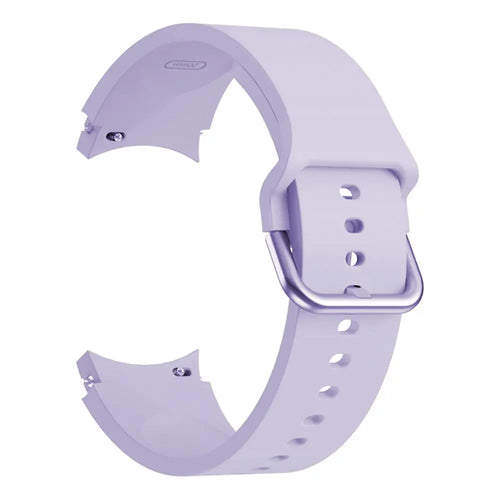 Samsung Galaxy Watch 6 - 44mm Silikon Schnallenarmband (Hell Lila)