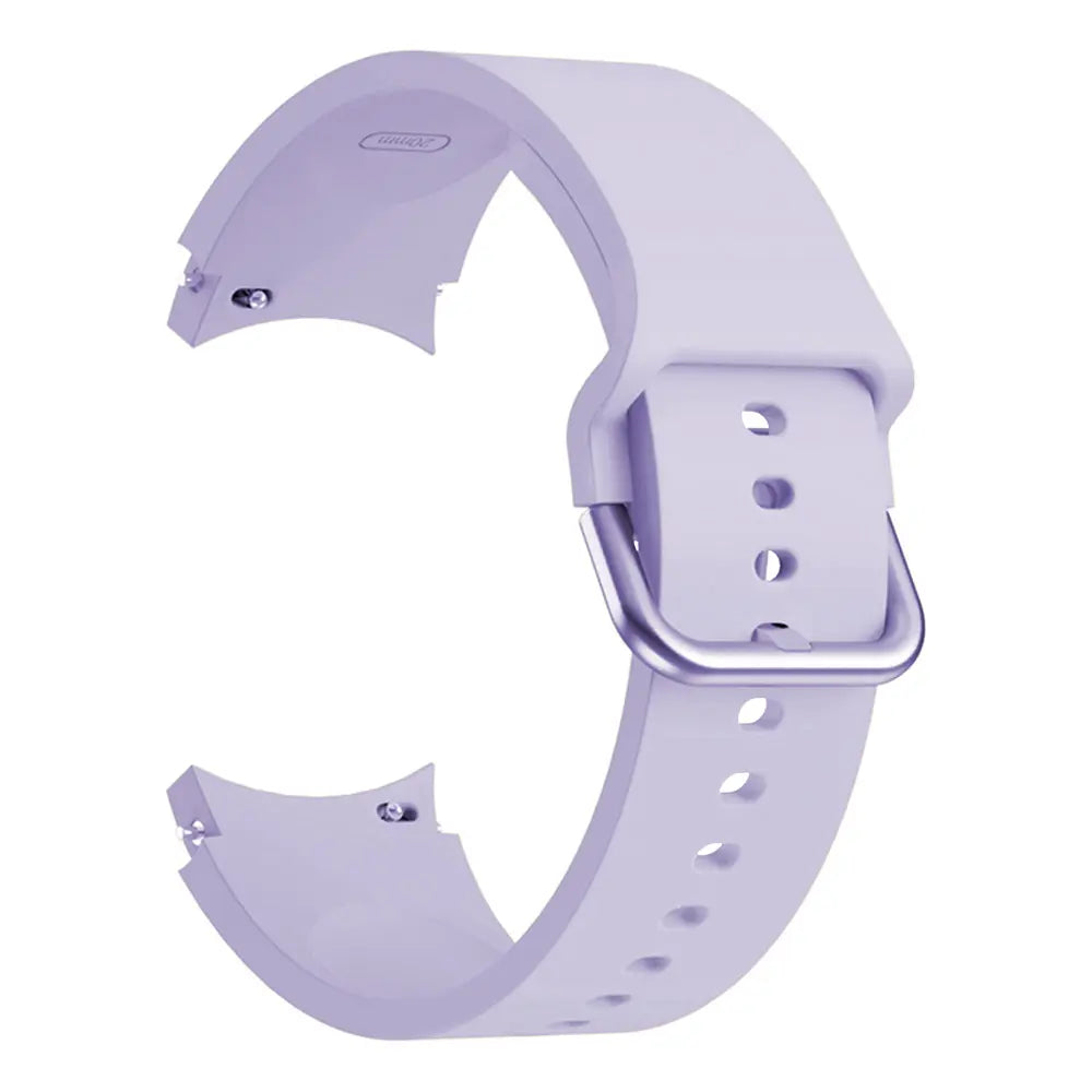 Samsung Galaxy Watch 6 - 44mm Silikon Schnallenarmband (Hell Lila)