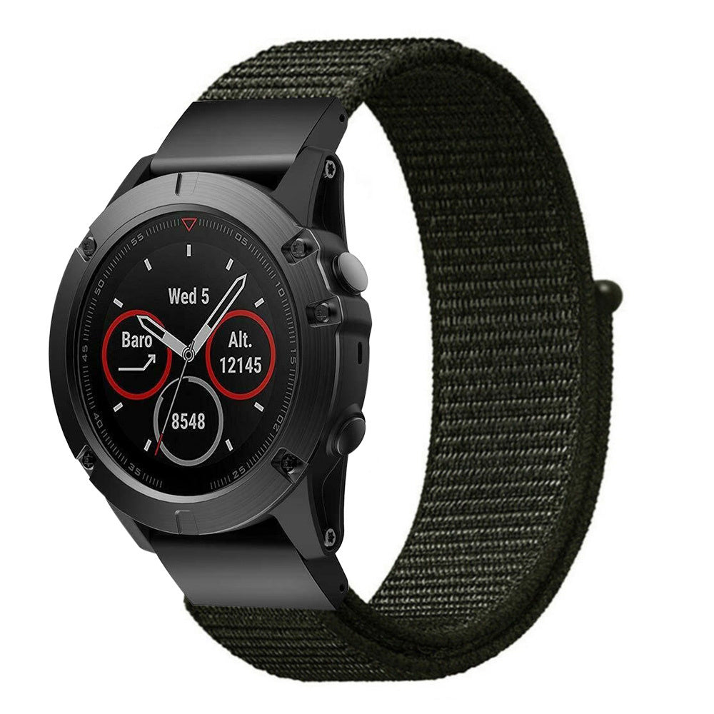 Garmin Quatix 8 - 51mm Nylonarmband (Armee Grün)