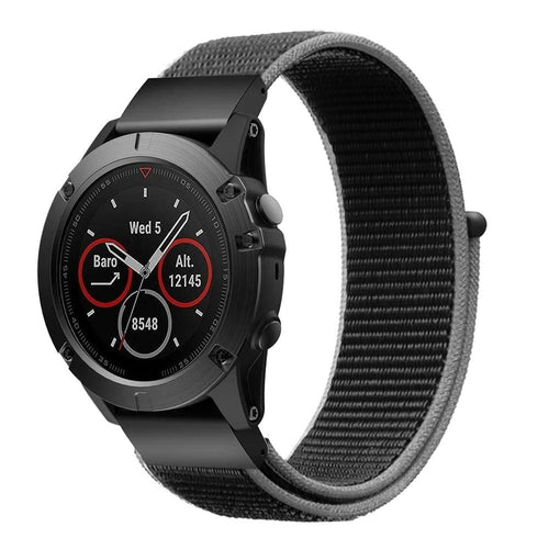 Garmin MARQ Nylonarmband (Charcoal)