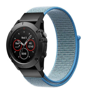 Garmin Fenix 8 Pro - 51mm Nylon Strap (Light Blue)