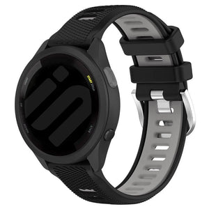 Correa deportiva con hebilla Garmin Vivoactive 6 (negra/gris)