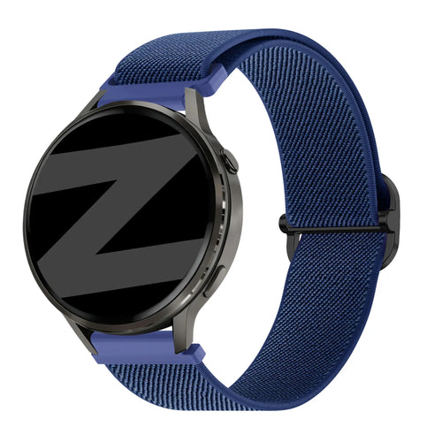 Bandz Garmin Venu 2s Elastisches Armband (Dunkelblau)