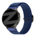 Bandz Garmin Venu 2s Elastisches Armband (Dunkelblau)
