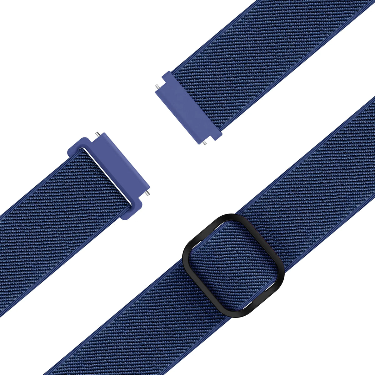 Bandz Garmin Venu 2s Elastisches Armband (Dunkelblau)