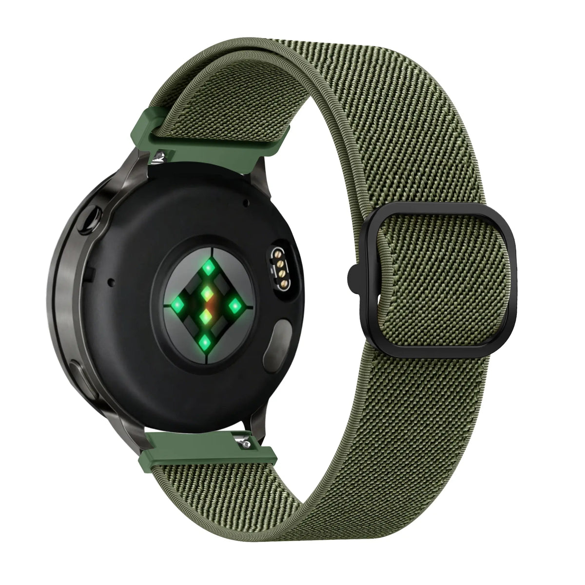 Bandz Garmin Venu 2s Elastisches Armband (Armeegrün)