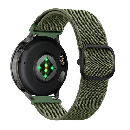 Bandz Garmin Approach S12 Elastisches Armband (Armeegrün)