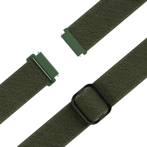 Bandz Garmin Approach S12 Elastisches Armband (Armeegrün)