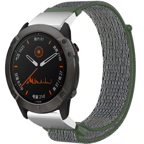 Garmin Quatix 8 - 47mm nylon band (groen)